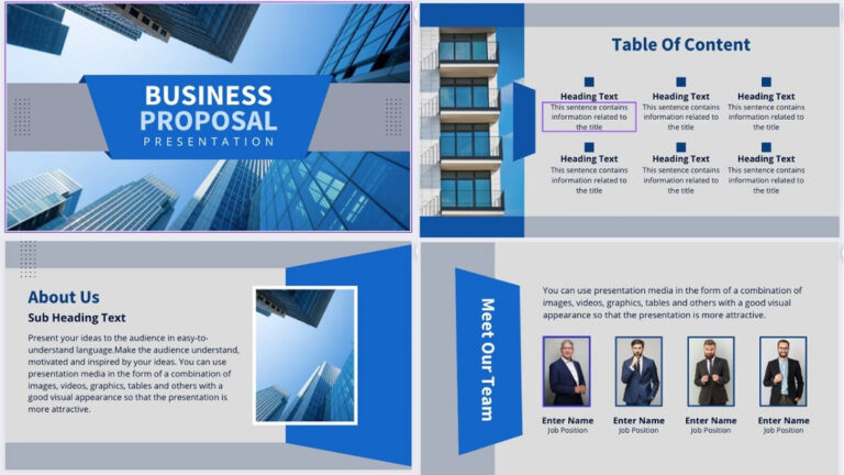 Template proposal giải pháp doanh nghiệp